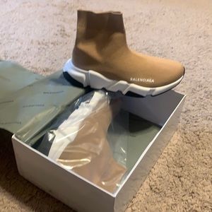 Tan Balenciagas size 39/7.5 women’s